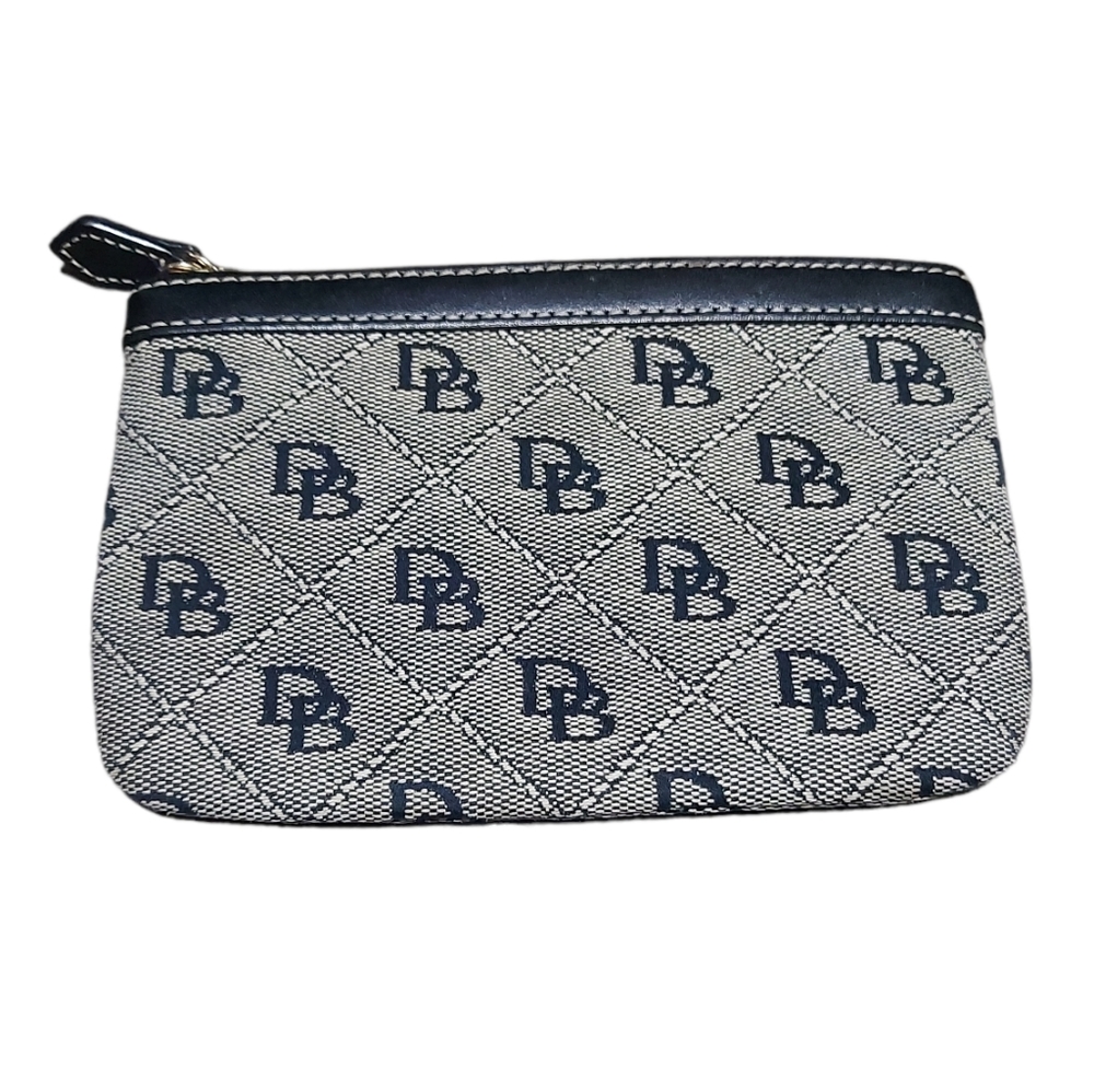 Dooney and Bourke Signature Wristlet/Coin Purse